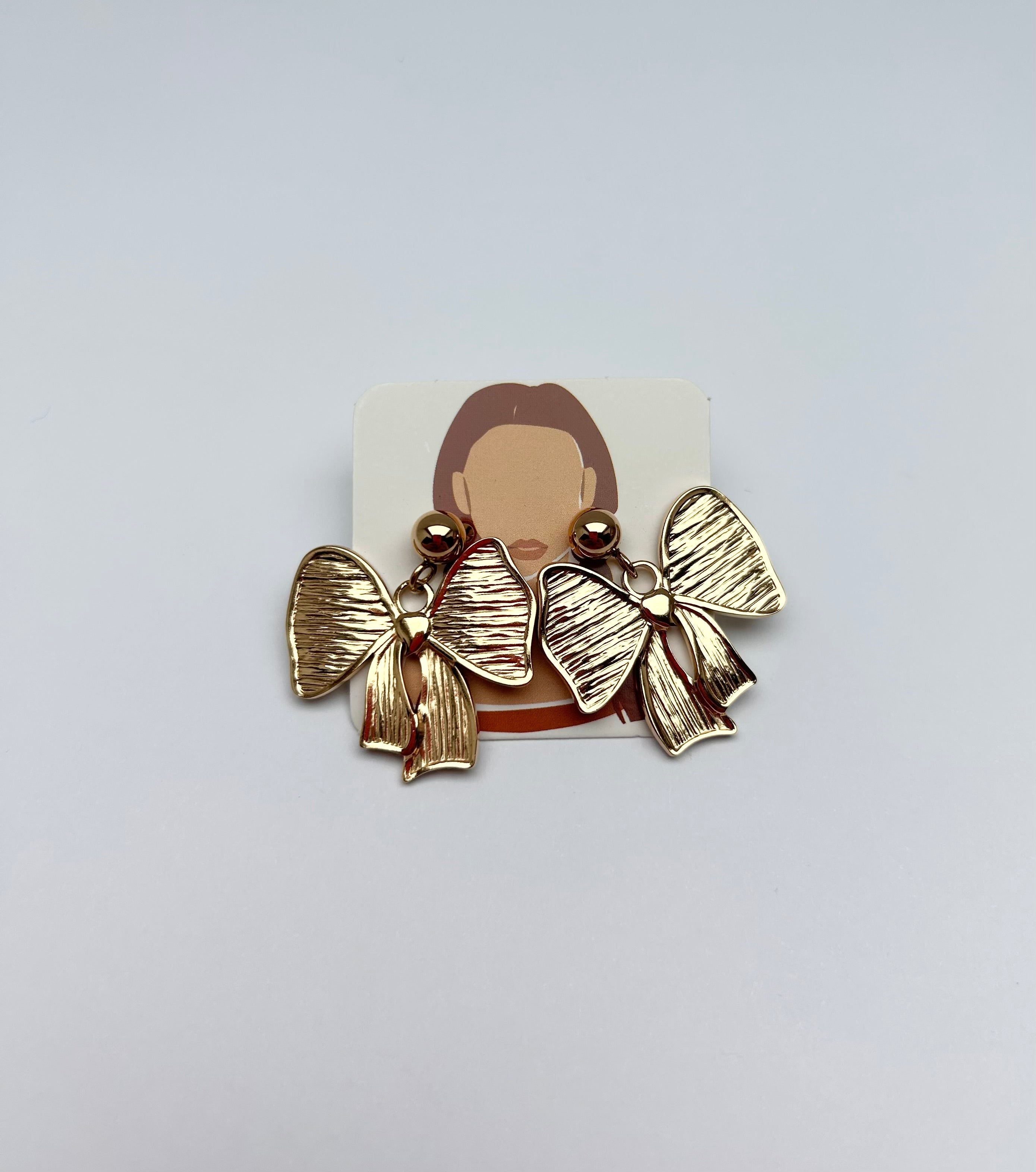 Earrings - CUTE BOW