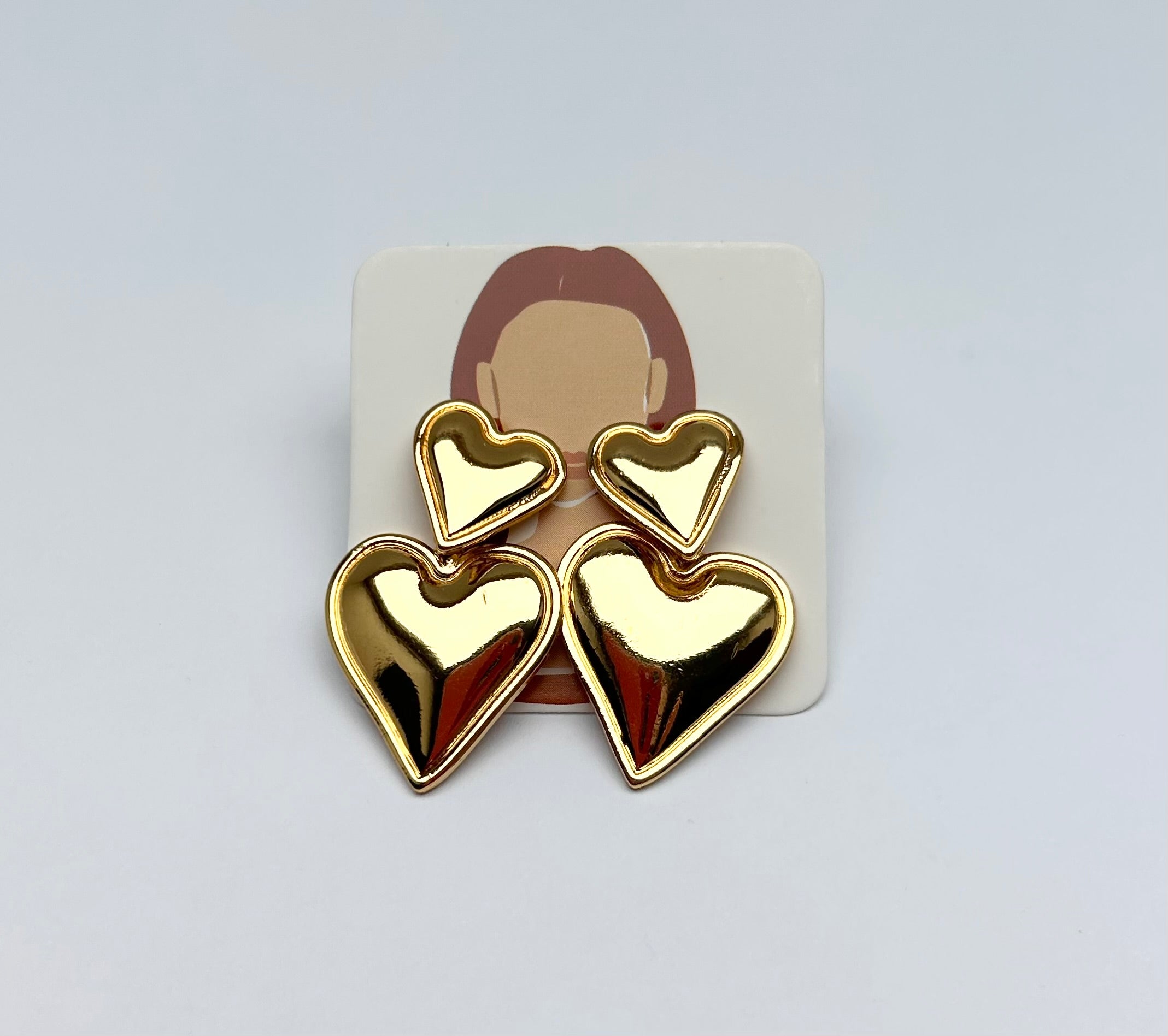 Earrings -Heart Shape Stainless Steel LOLA